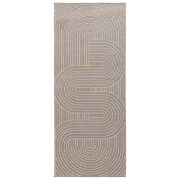vidaXL Tapis de zone Rectangulaire HUARTE Beige 150 x 80 cm