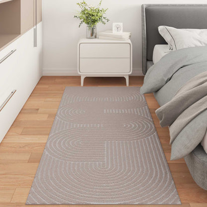 vidaXL Bereichsteppiche Rechtwinklig HUARTE Beige 200 x 80 cm