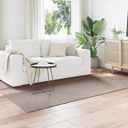 vidaXL Bereichsteppiche HUARTE Beige 170 x 120 cm Polyester