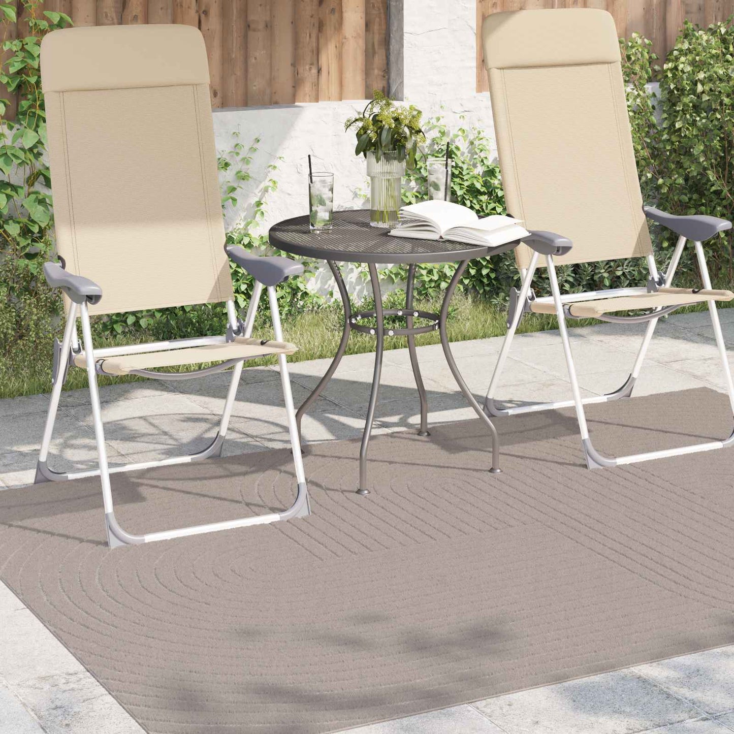 vidaXL Bereichsteppiche HUARTE Beige 230 x 160 cm Polyester