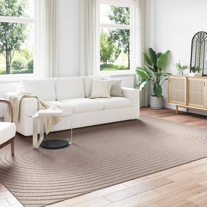 vidaXL Bereichsteppiche HUARTE Beige 340 x 240 cm Polyester