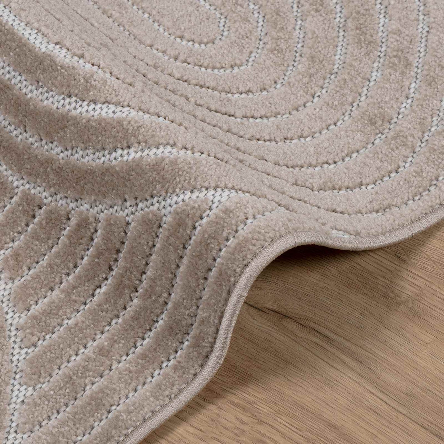 vidaXL Bereichsteppiche Quadratisch HUARTE Beige 240 x 240 cm