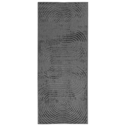 vidaXL Bereichsteppiche HUARTE Anthrazit 200 x 80 cm Polyester