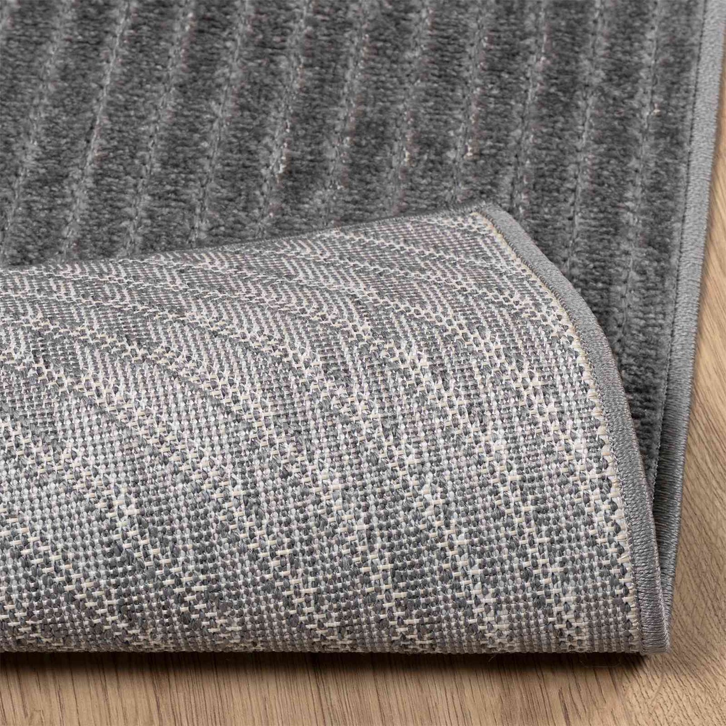 vidaXL Bereichsteppiche HUARTE Anthrazit 170 x 120 cm Polyester