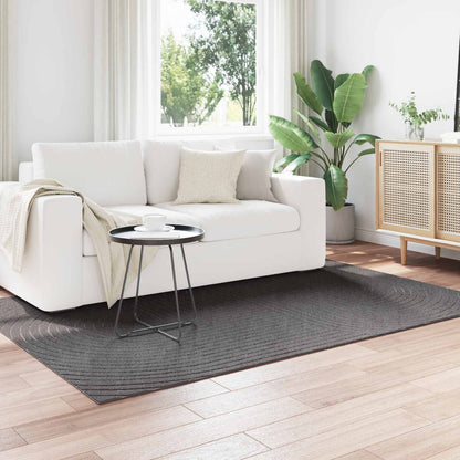 vidaXL Bereichsteppiche HUARTE Anthrazit 170 x 120 cm Polyester