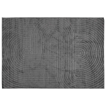 vidaXL Bereichsteppiche HUARTE Anthrazit 170 x 120 cm Polyester