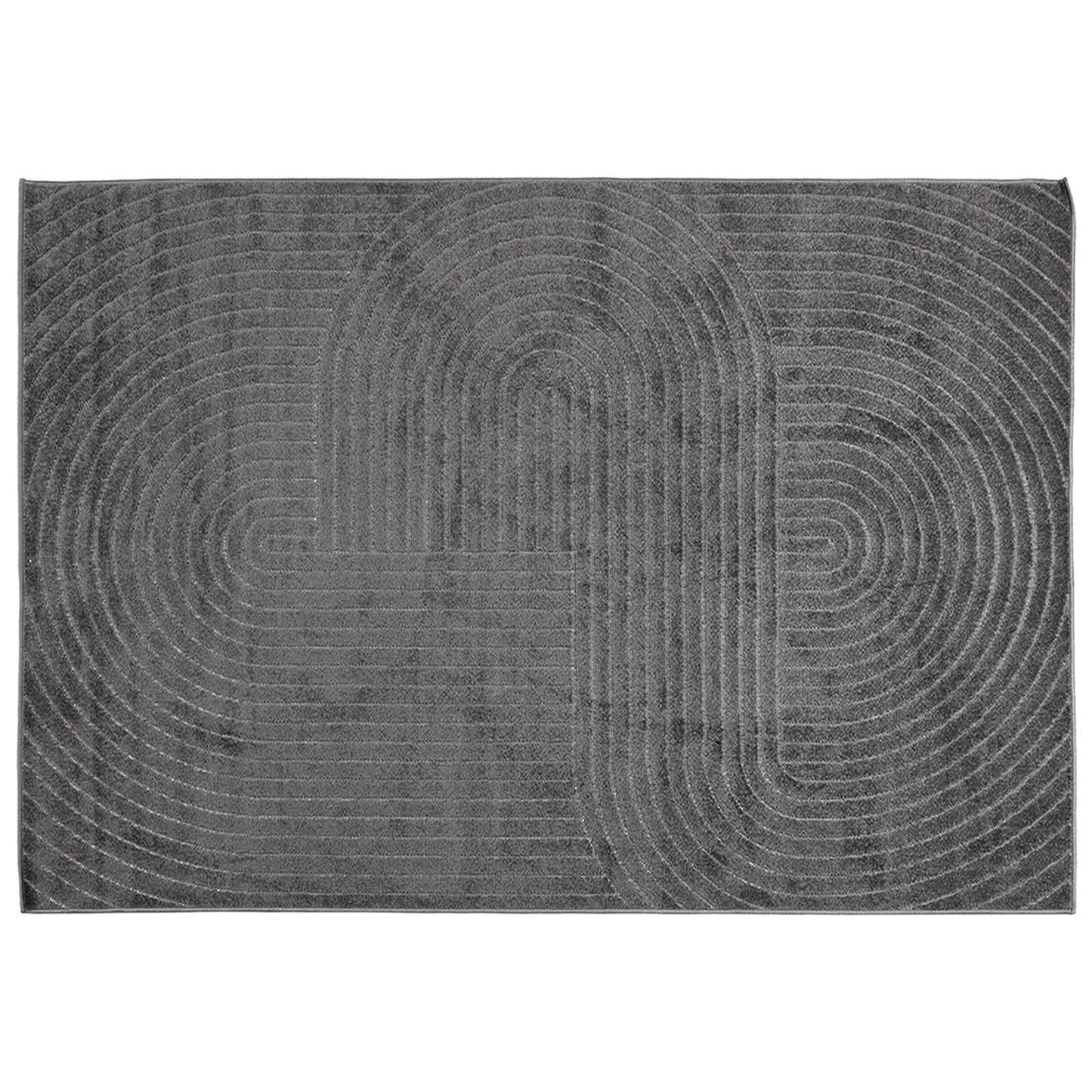 vidaXL Bereichsteppiche HUARTE Anthrazit 200 x 140 cm Polyester