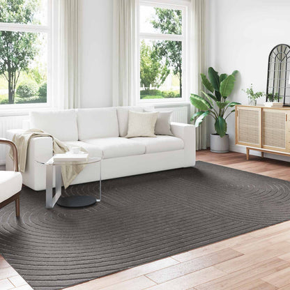 vidaXL Bereichsteppiche HUARTE Anthrazit 280 x 200 cm Polyester
