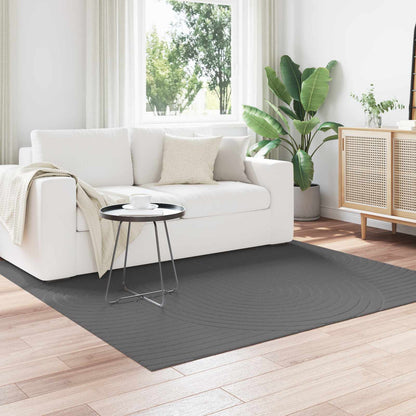 vidaXL Bereichsteppiche HUARTE Anthrazit 120 x 120 cm Polyester