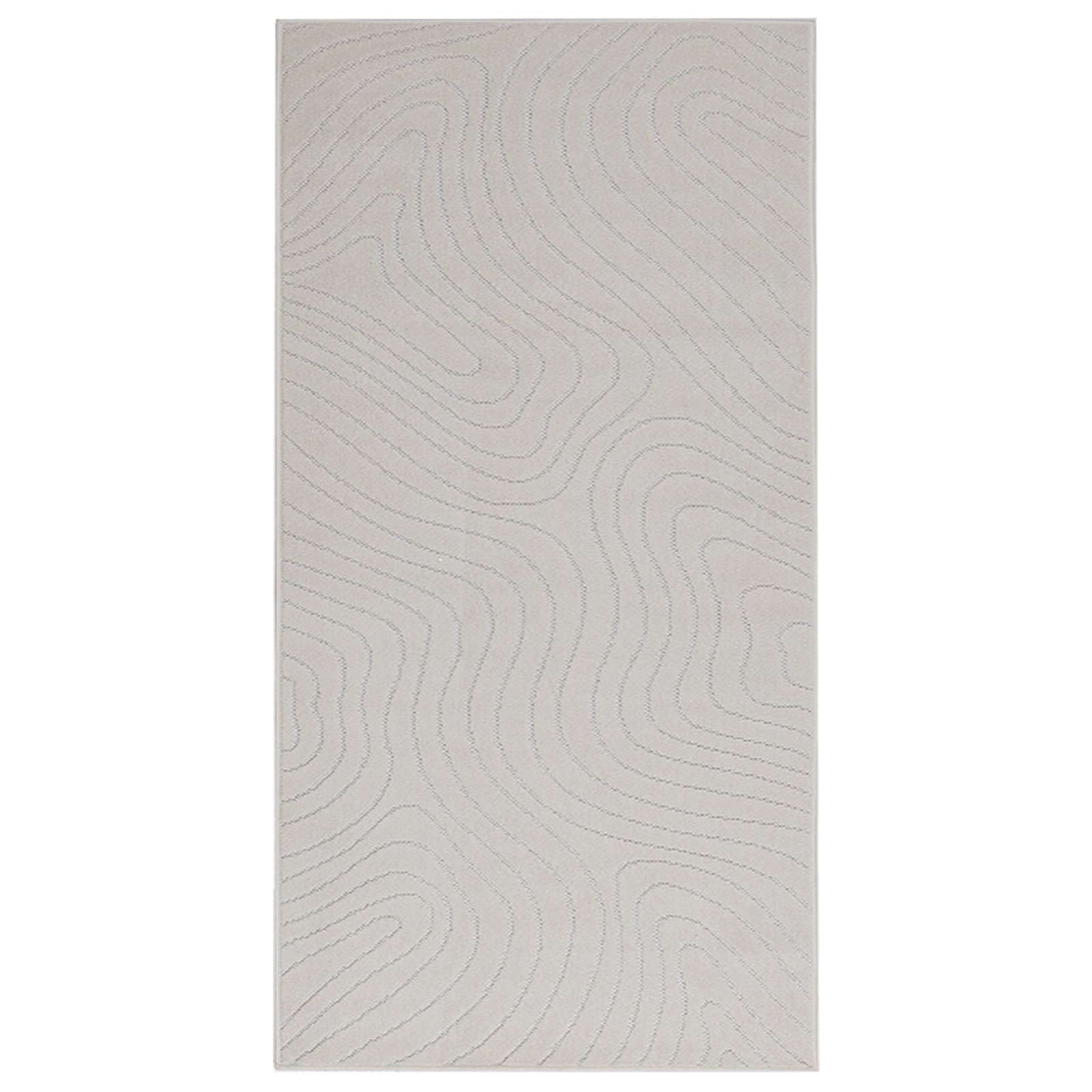 vidaXL Bereichsteppiche Rechtwinklig HUARTE Creme 200 x 80 cm