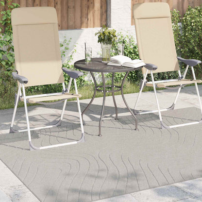 vidaXL Bereichsteppiche HUARTE Creme 170 x 120 cm Polyester