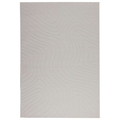 vidaXL Bereichsteppiche HUARTE Creme 170 x 120 cm Polyester