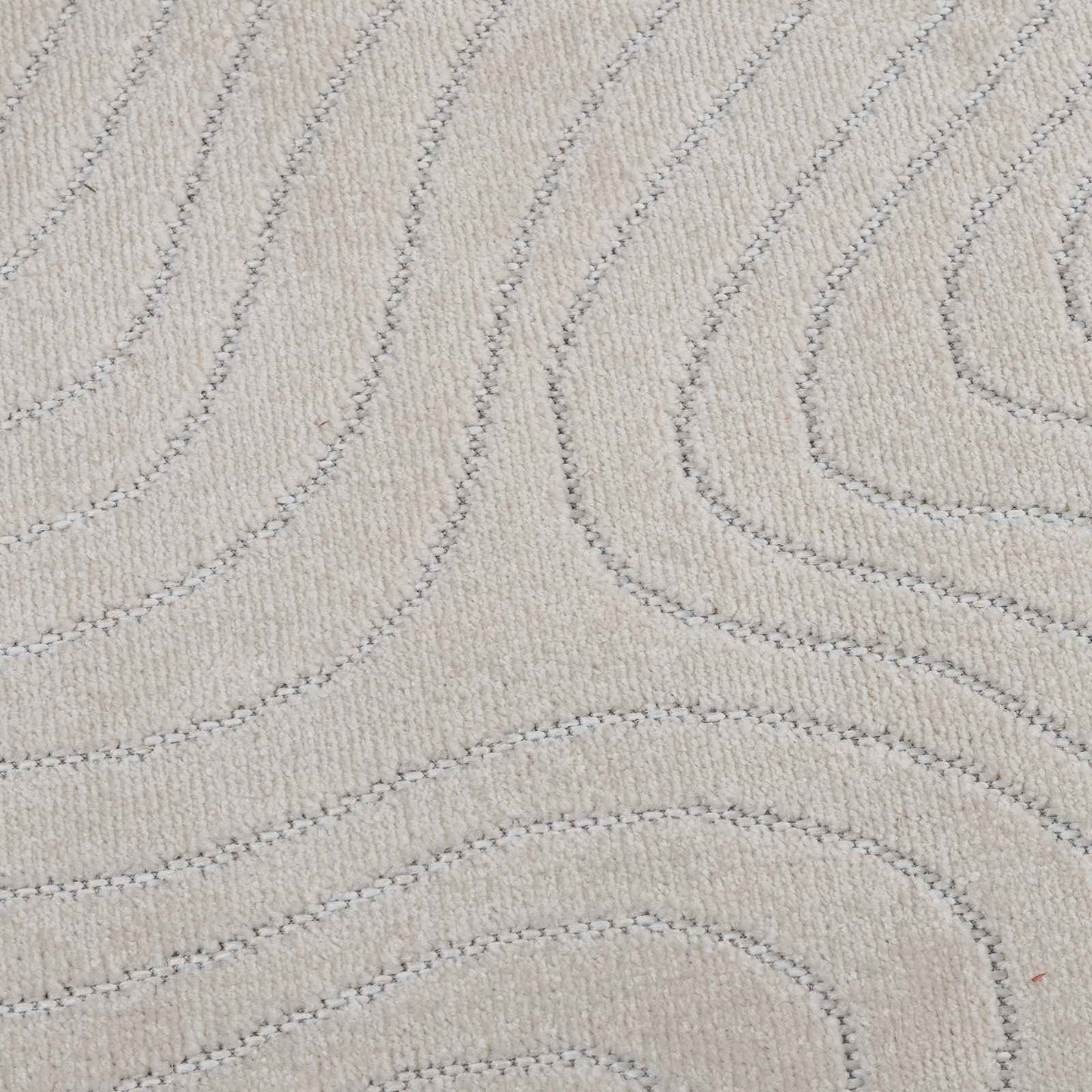 vidaXL Bereichsteppiche Quadratisch HUARTE Creme 120 x 120 cm