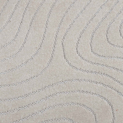 vidaXL Bereichsteppiche Quadratisch HUARTE Creme 120 x 120 cm