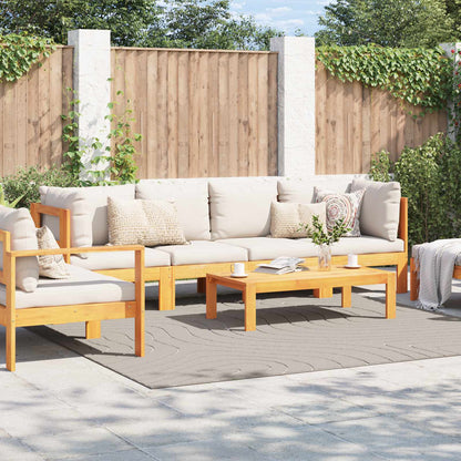 vidaXL Bereichsteppiche Quadratisch HUARTE Creme 240 x 240 cm