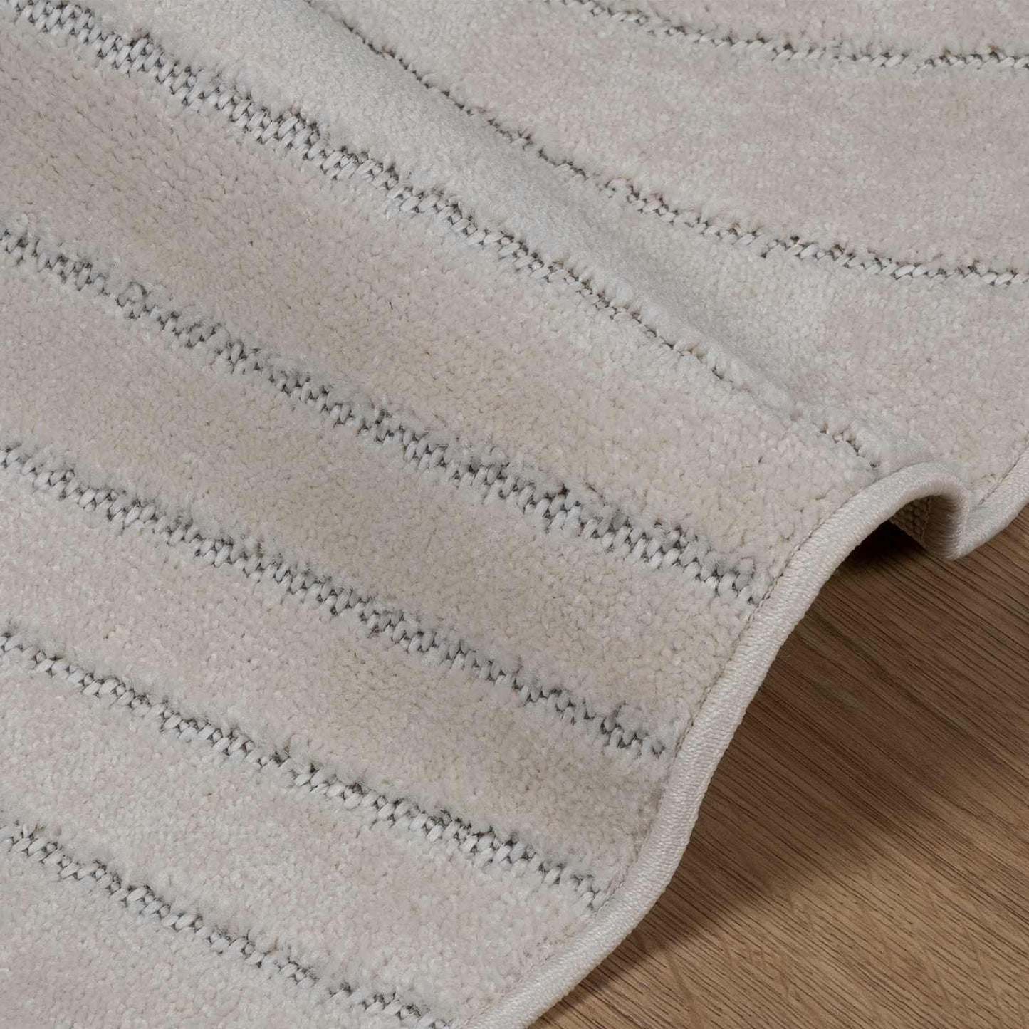 vidaXL Bereichsteppiche Rund HUARTE Creme Ø 160 CM Polyester