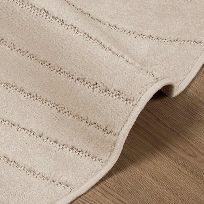 Bereichsteppiche Rund PALMERAS Beige Ø 160 CM Polyester