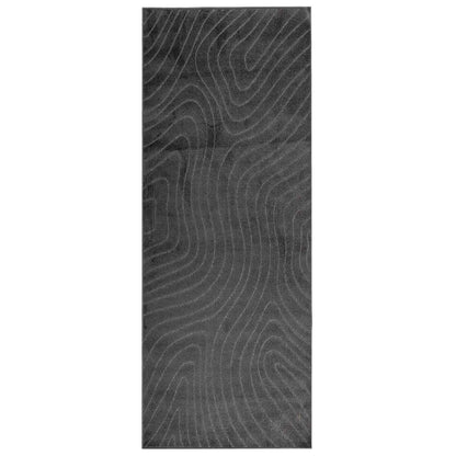vidaXL Bereichsteppiche HUARTE Anthrazit 150 x 80 cm Polyester