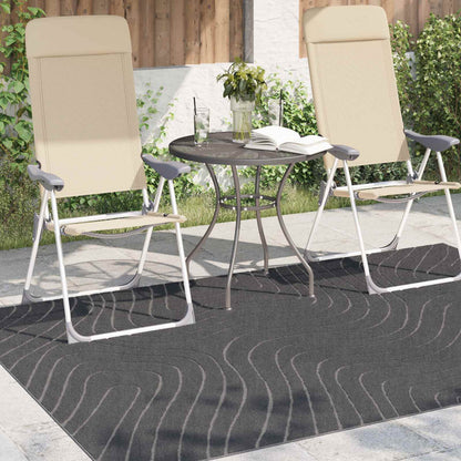 vidaXL Bereichsteppiche HUARTE Anthrazit 170 x 120 cm Polyester