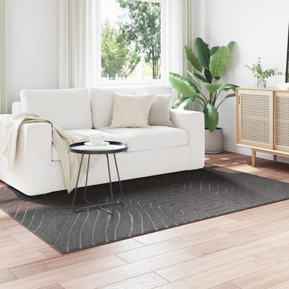 vidaXL Bereichsteppiche HUARTE Anthrazit 200 x 140 cm Polyester