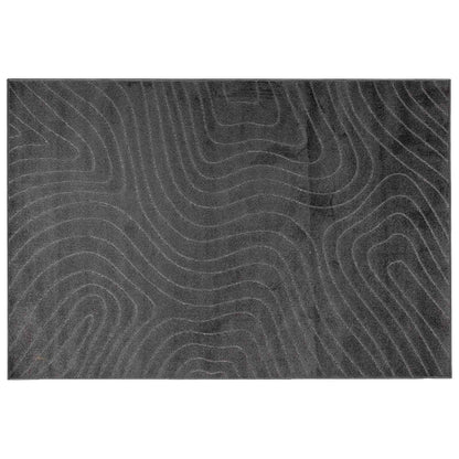vidaXL Bereichsteppiche HUARTE Anthrazit 230 x 160 cm Polyester