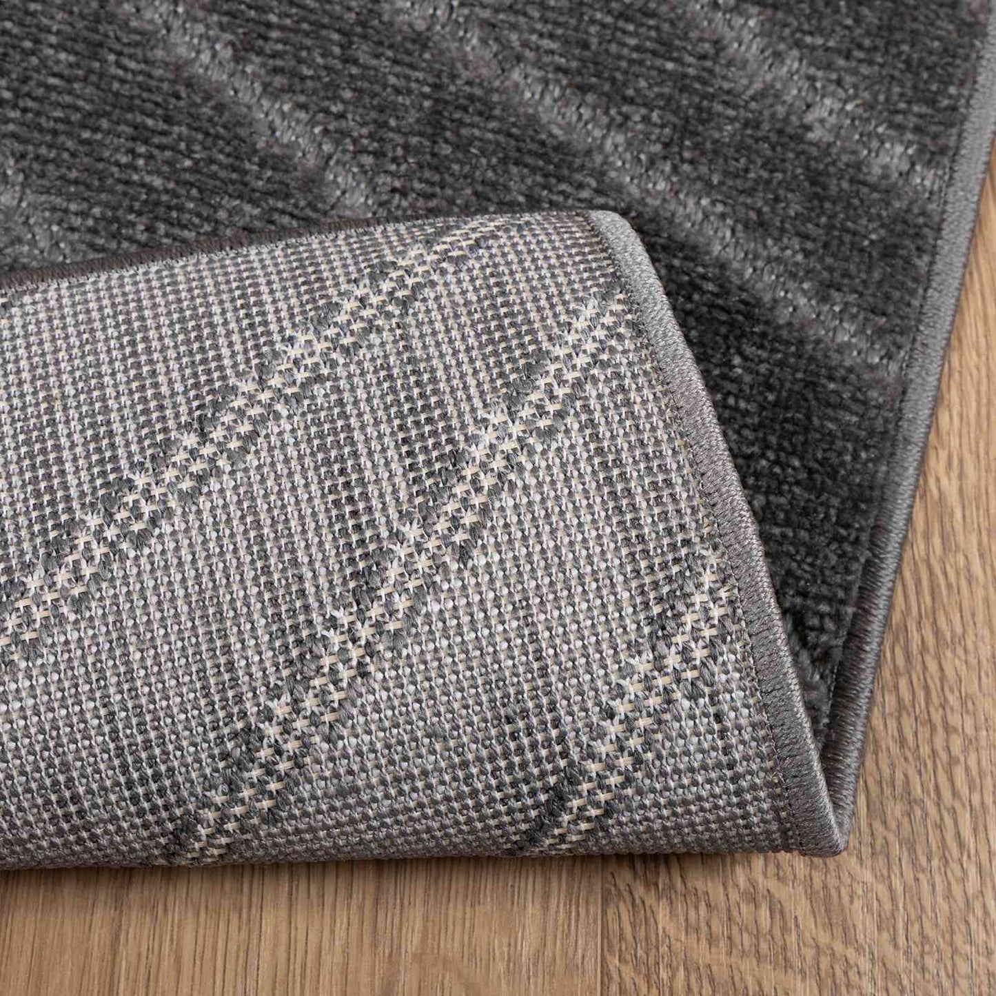 vidaXL Bereichsteppiche HUARTE Anthrazit 340 x 240 cm Polyester
