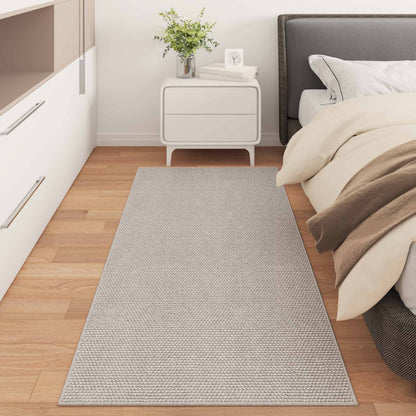 vidaXL Tapis d'intérieur rectangulaire HUARTE Crème 150 x 80 cm