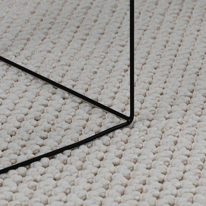 vidaXL Bereichsteppiche HUARTE Creme 170 x 120 cm Polyester