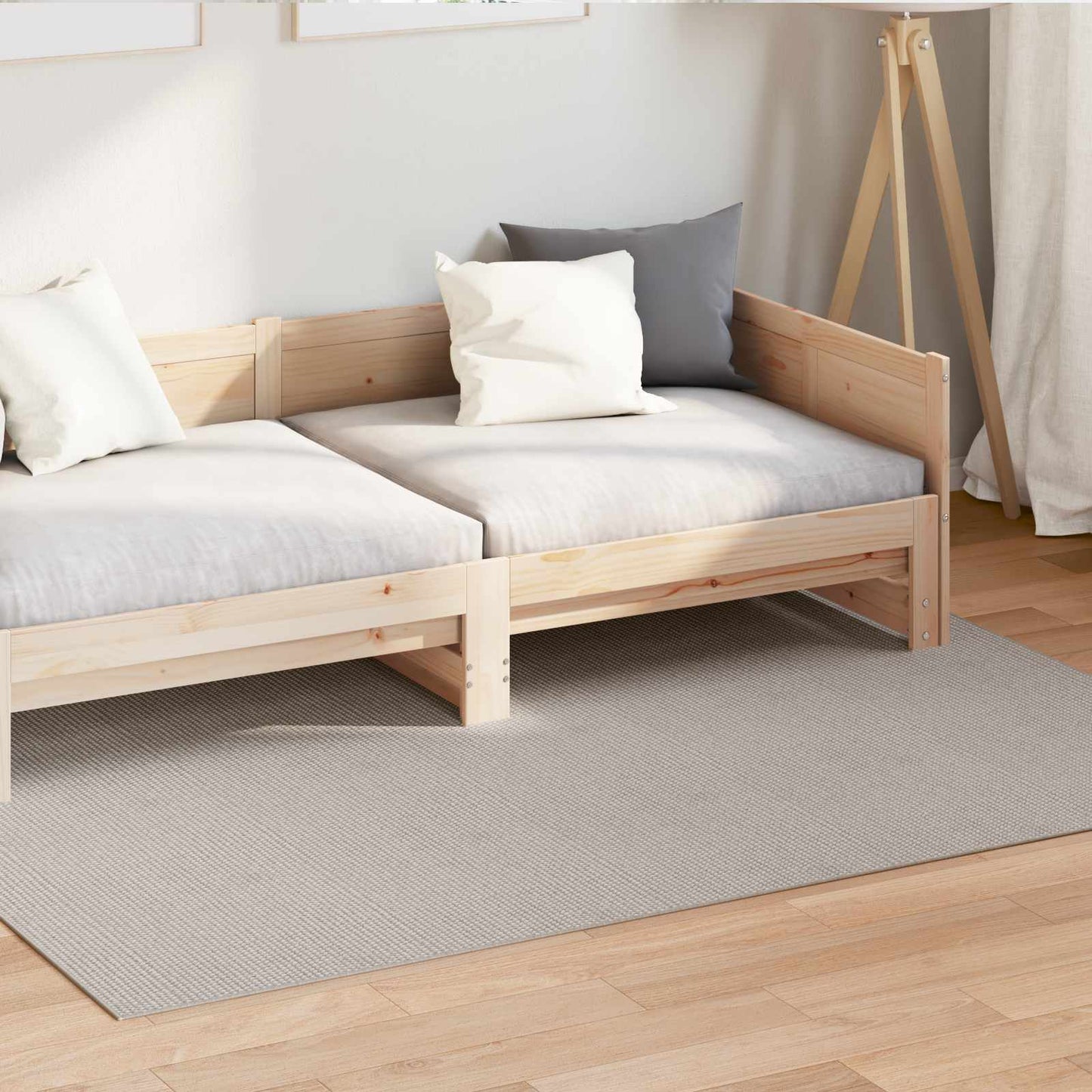 vidaXL Bereichsteppiche HUARTE Creme 230 x 160 cm Polyester