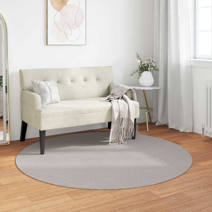 vidaXL Bereichsteppiche Rund HUARTE Creme Ø 160 CM Polyester