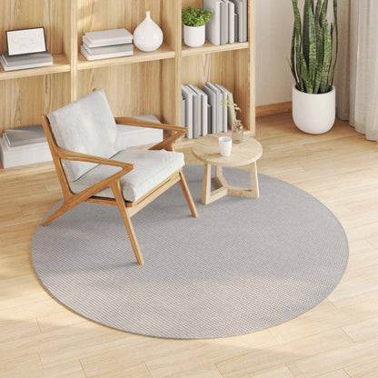 vidaXL Bereichsteppiche Rund HUARTE Creme Ø 160 CM Polyester