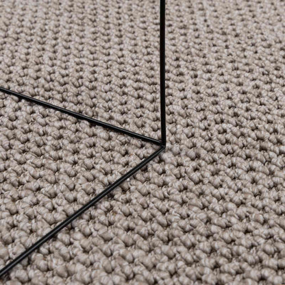 Bereichsteppiche Rechtwinklig LUGO Taupe 280 x 200 cm Polyester