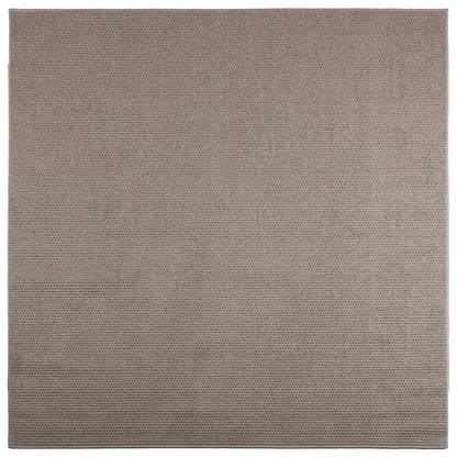 Bereichsteppiche Quadratisch LUGO Taupe 120 x 120 cm Polyester