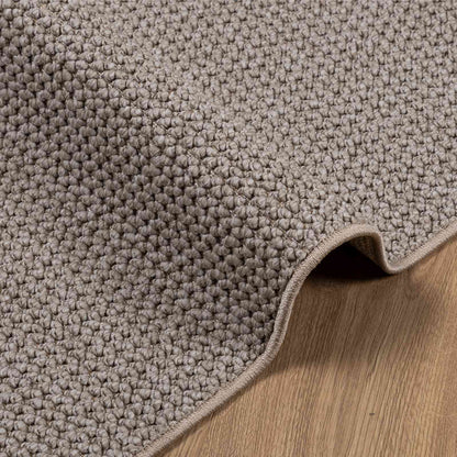 Bereichsteppiche Quadratisch LUGO Taupe 240 x 240 cm Polyester