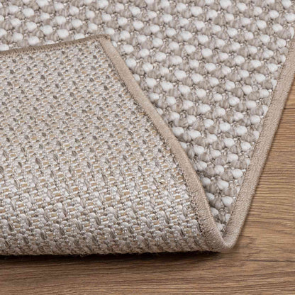 Bereichsteppiche LUGO Creme und Taupe 150 x 80 cm Polyester