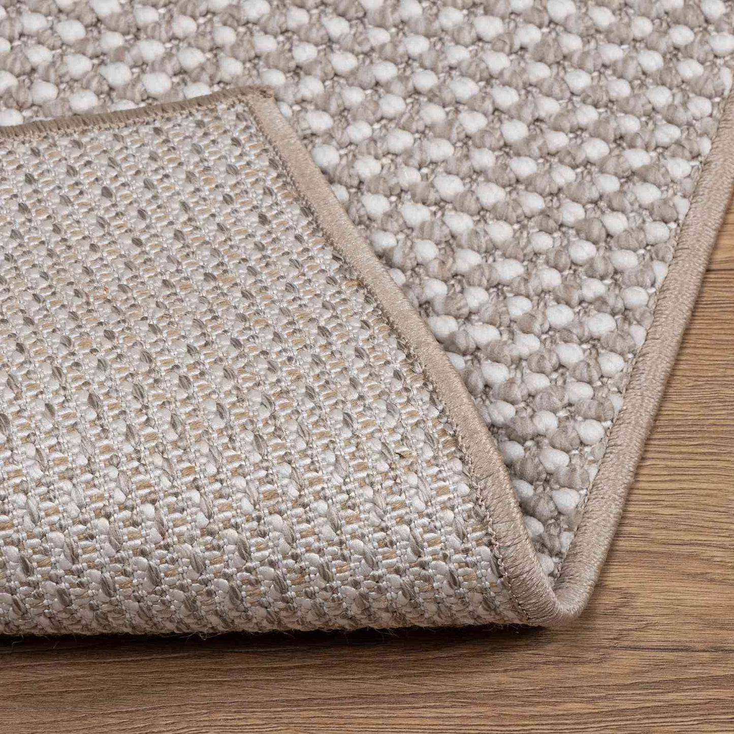 Bereichsteppiche LUGO Creme und Taupe 280 x 200 cm Polyester