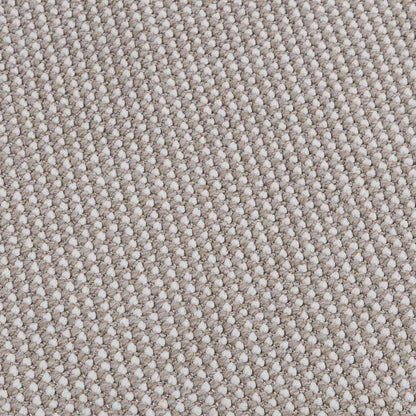 Bereichsteppiche Rund LUGO Creme und Taupe Ø 120 CM Polyester