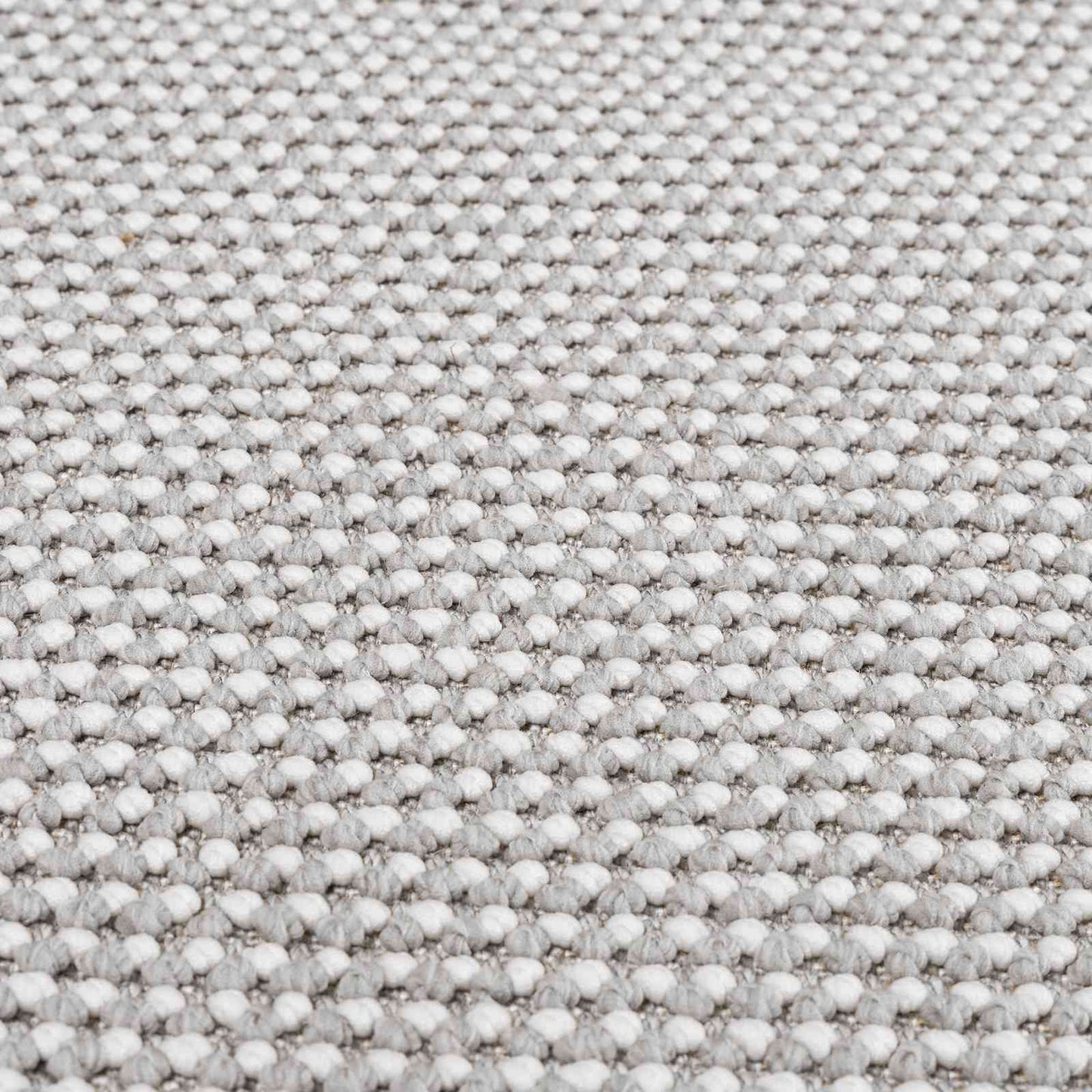 Bereichsteppiche LUGO Creme und Grau 240 x 240 cm Polyester