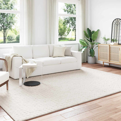 vidaXL Bereichsteppiche HUARTE Creme 280 x 200 cm Polyester