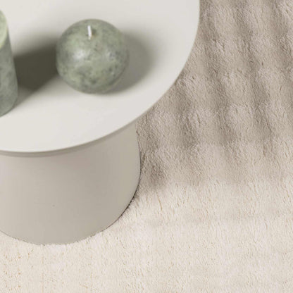 Bereichsteppiche Quadratisch SIROLO Beige 200 x 200 cm