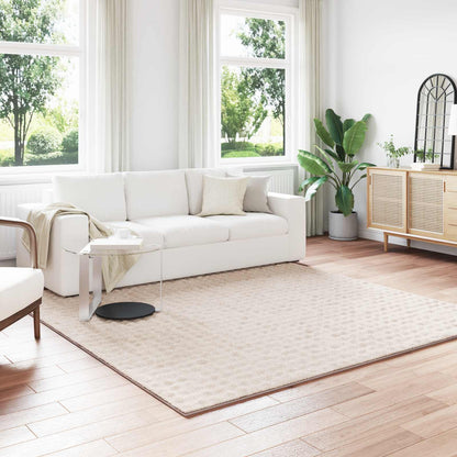 vidaXL Bereichsteppiche Quadratisch HUARTE Beige 240 x 240 cm