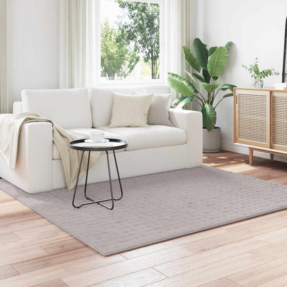 vidaXL Bereichsteppiche Quadratisch HUARTE Sand 200 x 200 cm Polyester