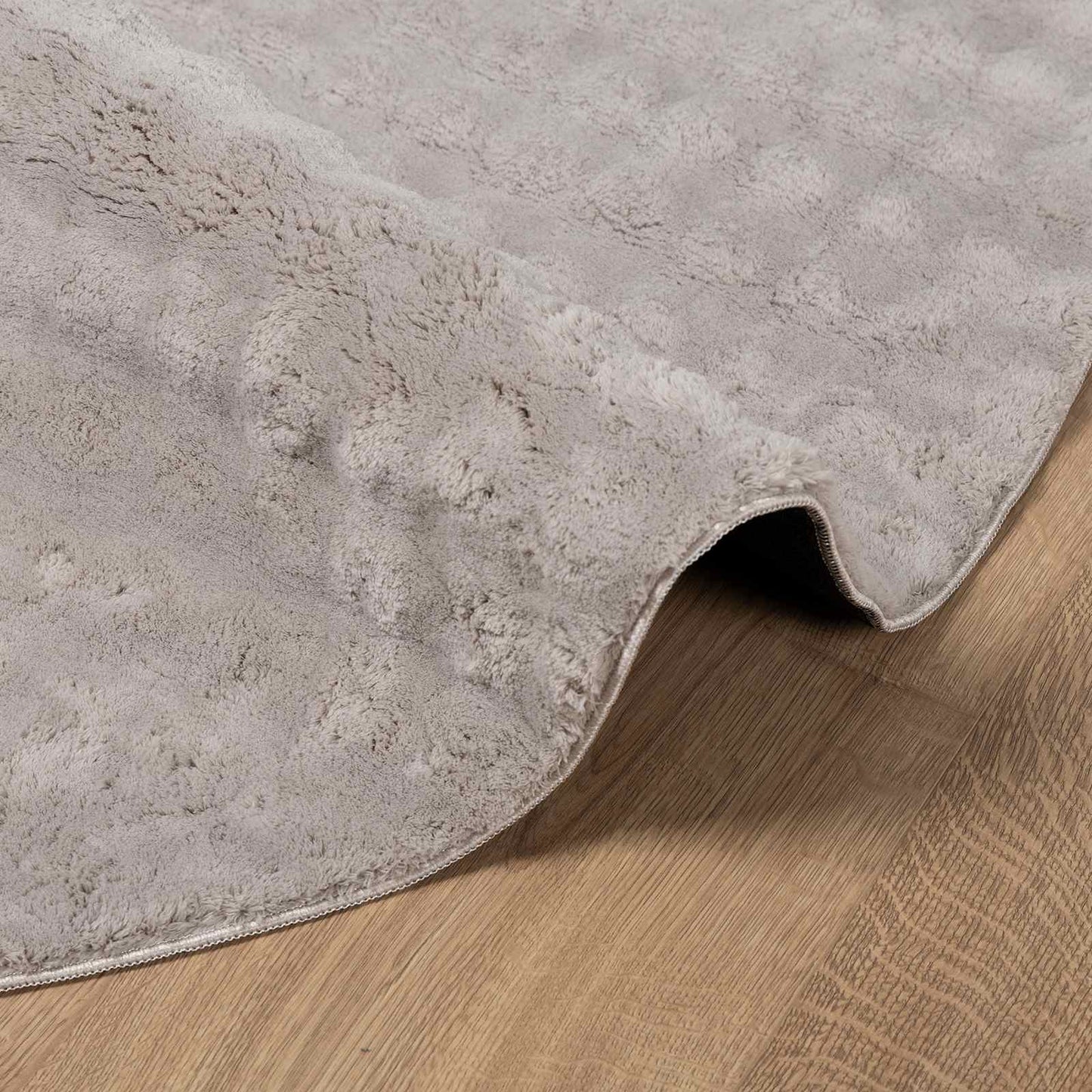 vidaXL Bereichsteppiche Rund HUARTE Sand Ø 200 CM Polyester