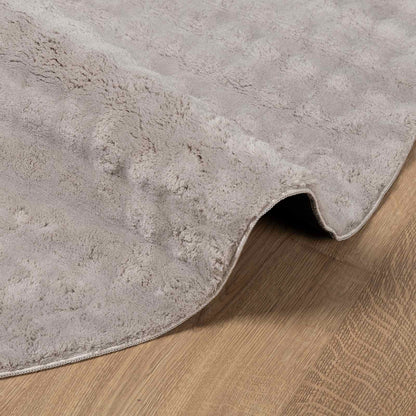 vidaXL Bereichsteppiche Rund HUARTE Sand Ø 200 CM Polyester