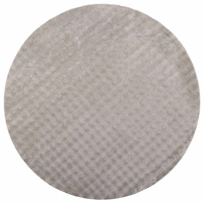 vidaXL Bereichsteppiche Rund HUARTE Sand Ø 200 CM Polyester