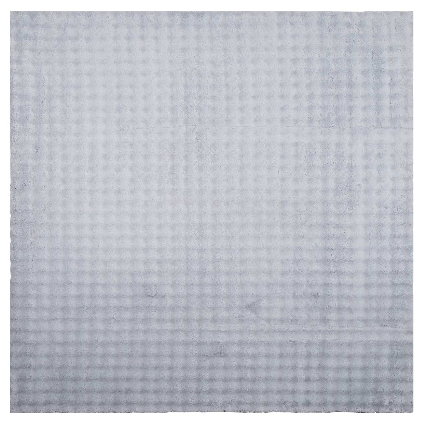 vidaXL Bereichsteppiche Quadratisch HUARTE Grau 240 x 240 cm Polyester