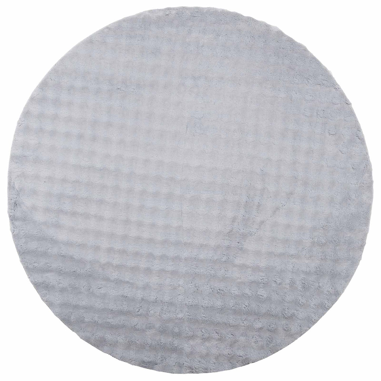 vidaXL Bereichsteppiche Rund HUARTE Grau Ø 200 CM Polyester