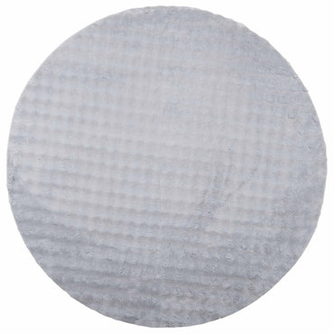vidaXL Bereichsteppiche Rund HUARTE Grau Ø 200 CM Polyester