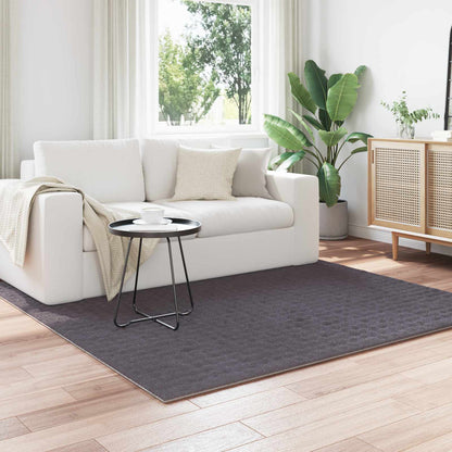 vidaXL Bereichsteppiche HUARTE Anthrazit 120 x 120 cm Polyester