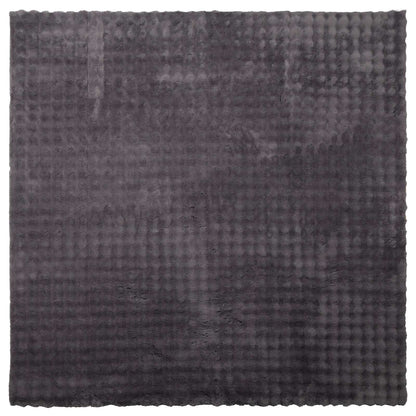 vidaXL Bereichsteppiche HUARTE Anthrazit 120 x 120 cm Polyester